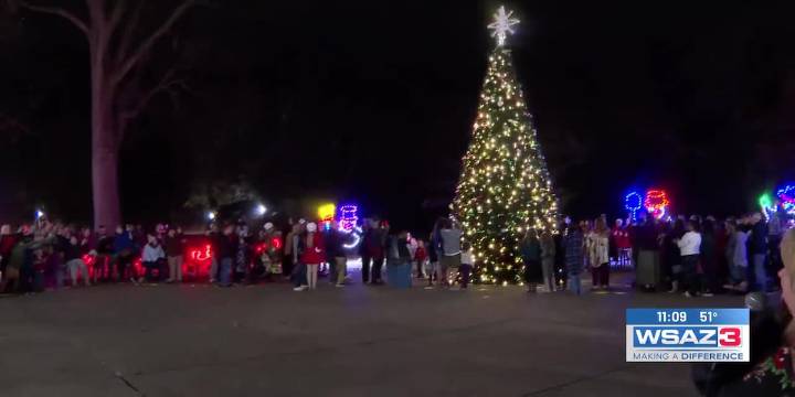 Tree lighting ceremony celebrated at Ritter Park