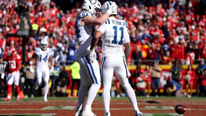 Colts lead Chiefs 14-9 at halftime