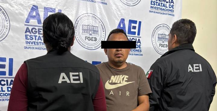 Detienen a hombre acusado de feminicidio de su pareja en Cuilápam