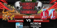 WATCH LIVE THURSDAY NIGHT THROWDOWN: Monterey hosts Amarillo Caprock, winner advances to playoffs