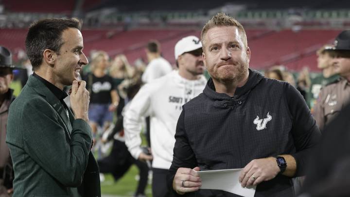 He came, he saw, he leveraged a new job. Alex Golesh is departing USF