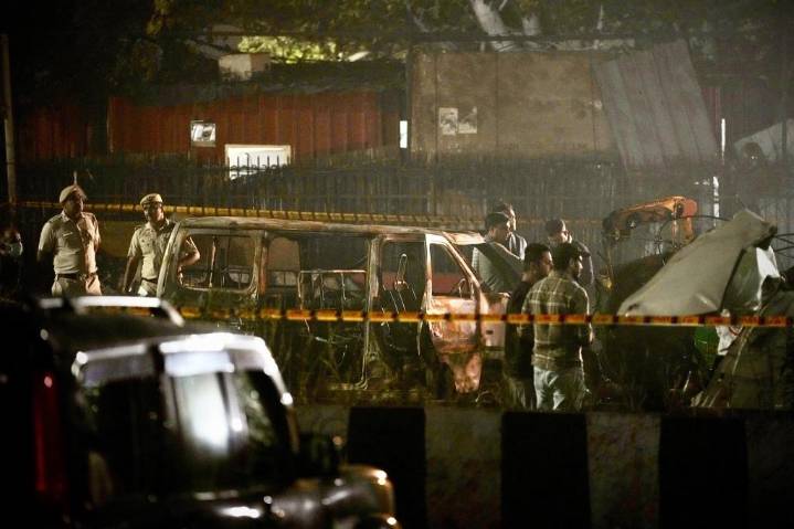 Car blast near New Delhi's historic Red Fort kills at least 8 people