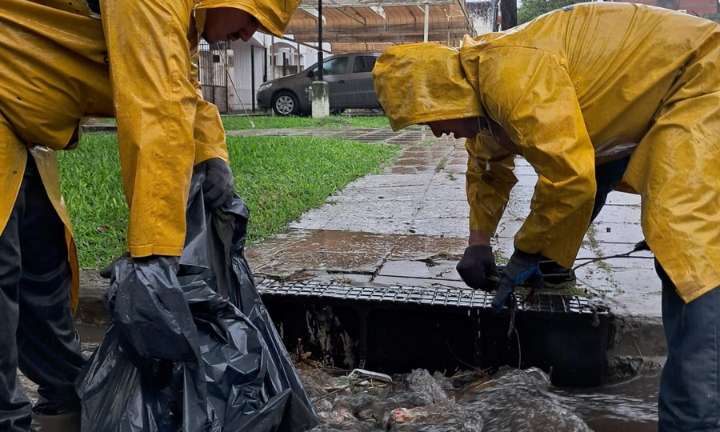 Cuadrillas municipales realizaron un amplio despliegue para aliviar efectos de la lluvia en la ciudad