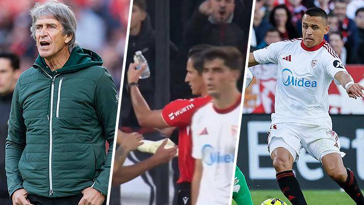 El Betis de Pellegrini gana al Sevilla de Alexis y Suazo un partido que tuvo serios incidentes con suspensión de por medio