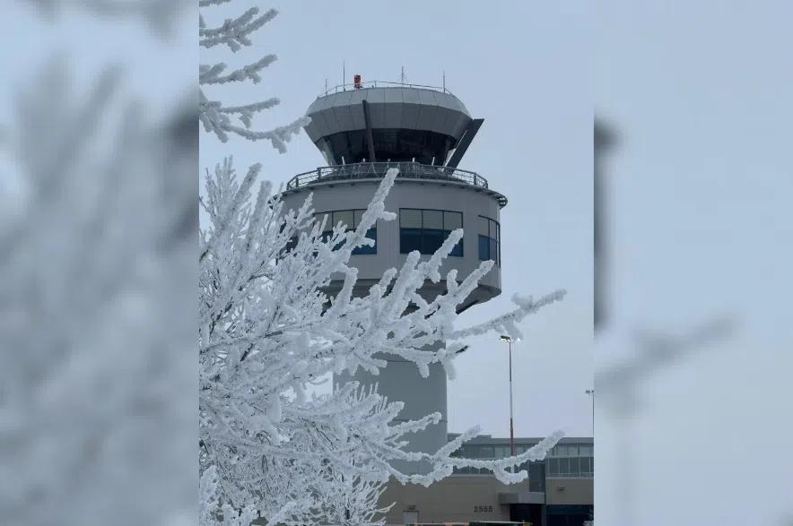 Type of runway at Saskatoon airport causes difficulties in fog