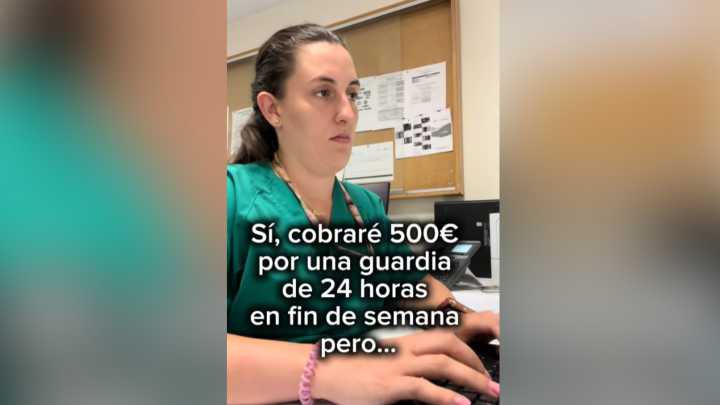 Doctora Inés Rodrigo: "Cobraré 500 euros por una guardia de 24 horas en fin de semana, pero llevo 10 años formándome para conseguir ser médico"