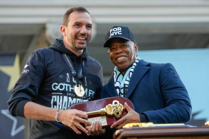 New York City honors Gotham FC's championship win with procession and key to the city