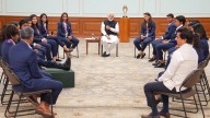 'Cricket Is The Life Of The People': PM Modi Praises India's Women Cricketers Following World Cup Triumph; Video