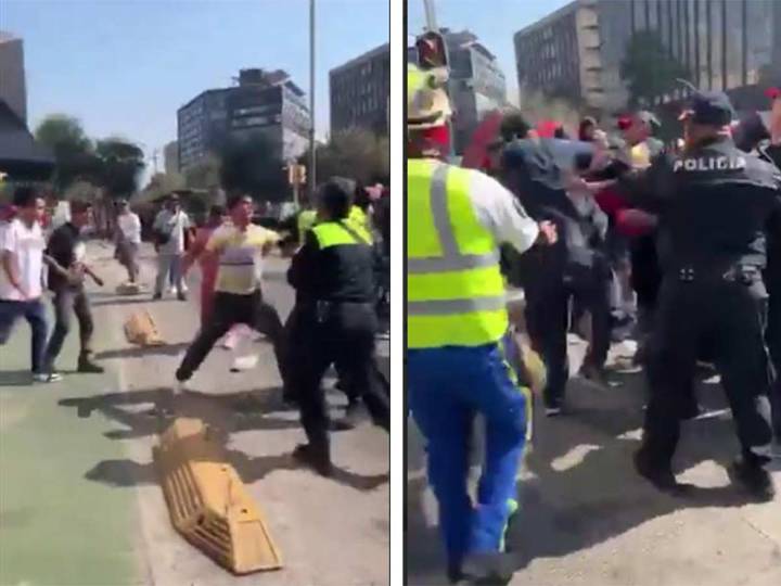 Por riña detiene a 4 durante desfile de la Revolución Mexicana en CDMX