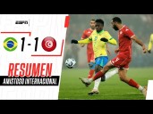 Brasil vs Túnez (1-1): resultado, resumen y goles del partido amistoso 