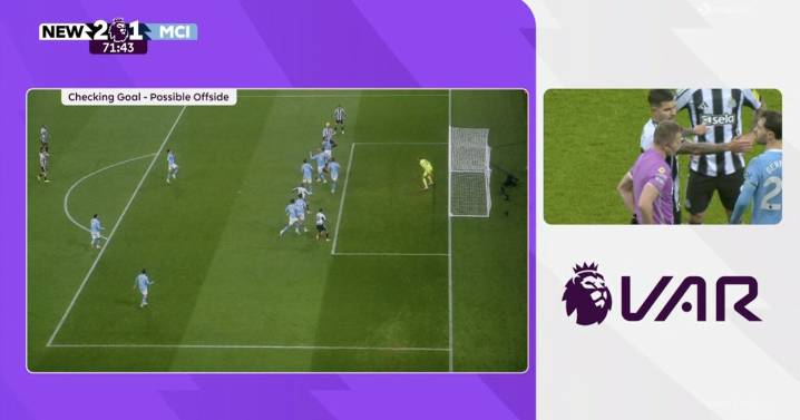 Premier League release new angle as fans fume over Newcastle vs Man City offside decision