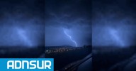 Una tormenta eléctrica inusual sorprendió a una localidad chubutense: los impactantes videos