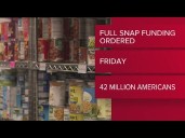 Judge orders SNAP benefits to be fully funded for November