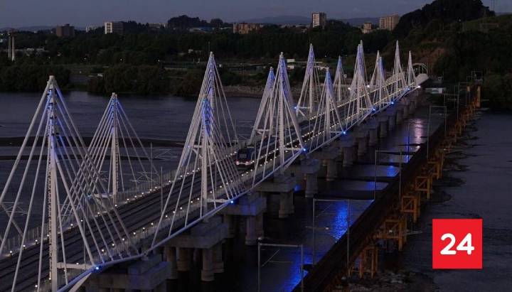 "Pensé que era otro país": inauguran nuevo Puente Ferroviario Biobío