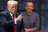 President Trump Says It’s ‘Probably Illegal’ For ‘Late Night’ Host Seth Meyers to Mock Him