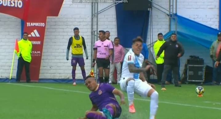 La descalificadora falta contra Santi González en el Sporting Cristal vs. Comerciantes Unidos | VIDEO Argentino Santi González recibió una dura barrida en el segundo tiempo del duelo entre Sporting Cr