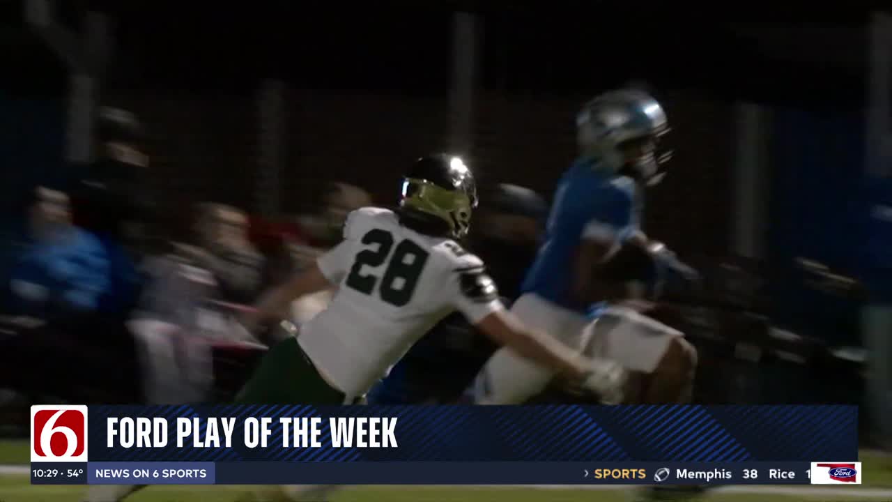 WATCH: Sapulpa vs. Muskogee brings the Oct. 31, 2025 Play of the Week