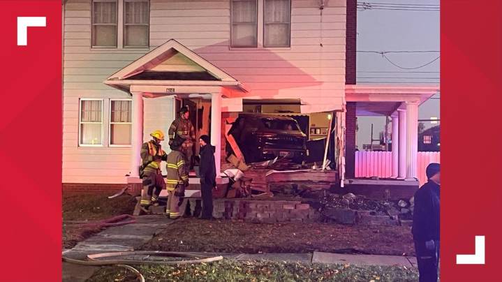 Woman injured after car crashes into west Toledo home