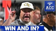 WIN AND IN: Georgia Tech can CLINCH ACC Title Game by Beating Pitt