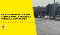 En Bosa: manifestaciones complicaron la movilidad por la Av. Guayacanes