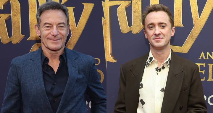 Jason Issacs Praises ‘Son’ Tom Felton as He Returns as Draco Malfoy in Broadway’s ‘Harry Potter and the Cursed Child’ | Aidan Close, Harry Potter, Jason Isaacs, Tom Felton | Celebrity News and Gossip