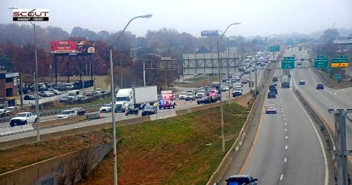 Police activity has closed several roads at SE corner of downtown loop in Kansas City, Missouri
