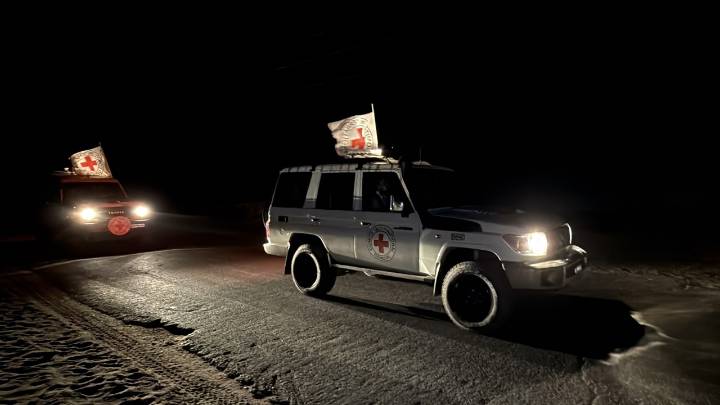 Red Cross transfers three bodies to Israeli authorities in rare coordination