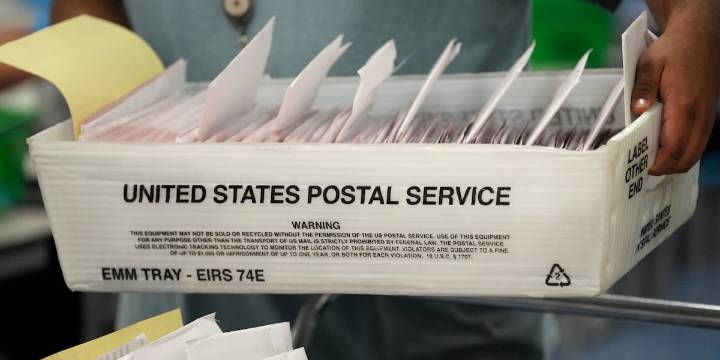 Early voters puzzled by empty spaces on mail