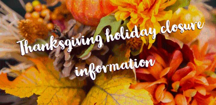 Seattle Parks and Recreation 2025 Thanksgiving Holiday Closures