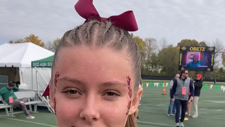 Woodridge's Lola Mullen celebrates top 5 finish at state cross country