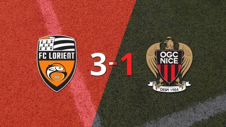 Liga de Francia: Lorient superó 3-1 a Nice con dos tantos de Sambou Soumano