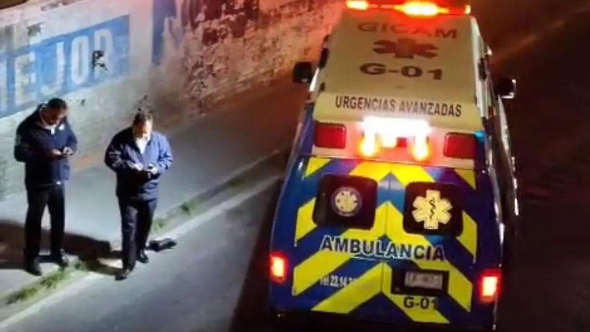 Motociclista derrapa y muere en lateral del Periférico Ecológico