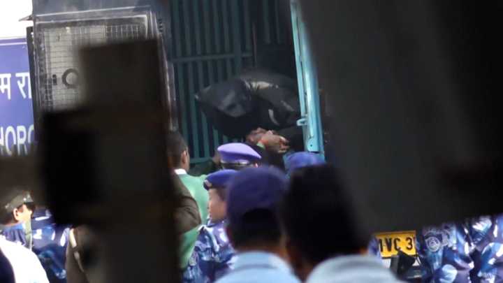 Delhi car bombing accused seen ahead of court appearance in India