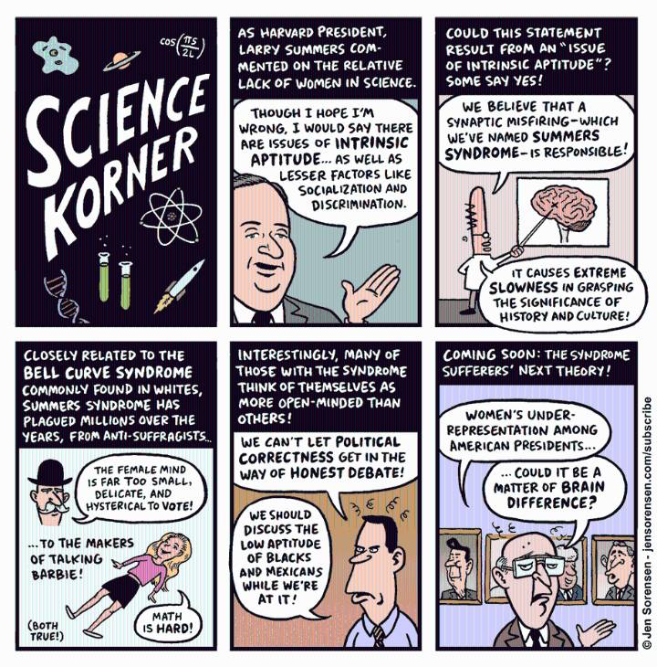 Cartoon: Science Korner