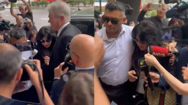 Así llegó Gianinna Maradona al jury contra Julieta Makintach