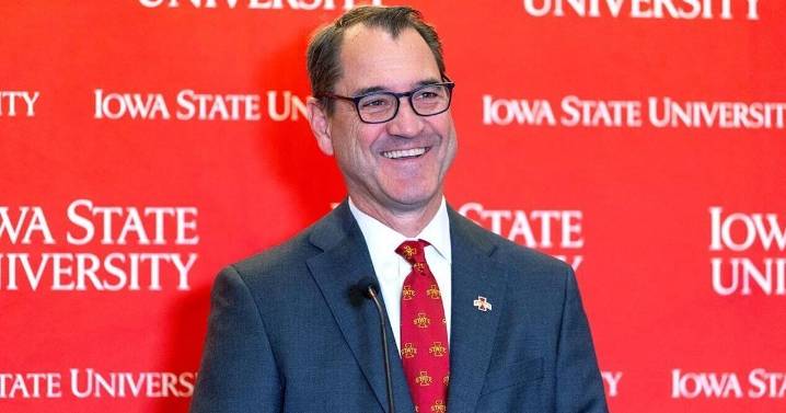 Iowa State president elect David Cook talks budget, athletics, next steps