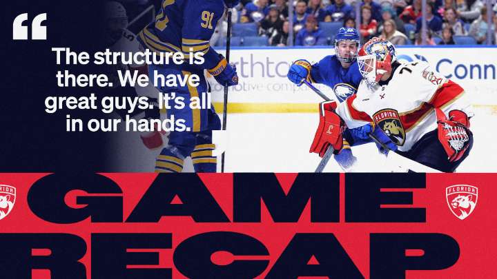 RECAP: Sabres 3, Panthers 0