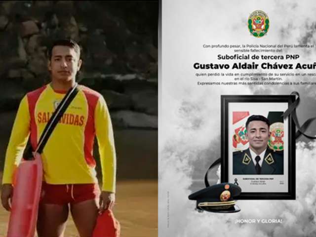 San Martín: suboficial fallece arrastrado por corriente mientras auxiliaba a ciudadanos