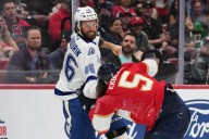 The Lightning are coming to play the Panthers, for the first time since preseason penalty