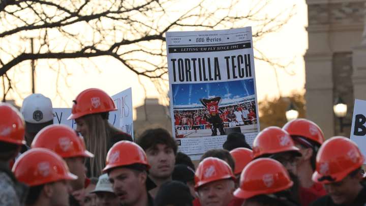 See our best photos of College GameDay's visit to Lubbock, Texas Tech football