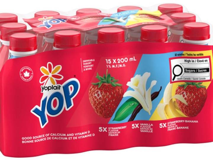 Yoplait brand YOP Drinkable Yogurt recalled in Canada