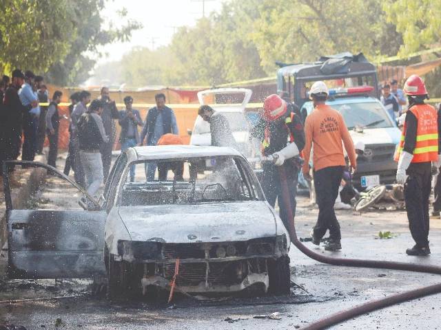 Four terrorists arrested Islamabad courthouse blast