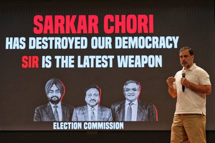 Rahul Gandhi Unveils Hydrogen Bomb, Says Has ‘100% Proof’ Of Vote Theft In Haryana