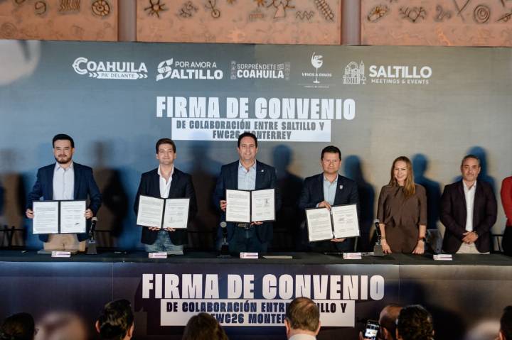 Firma Saltillo convenio para subirse a la ola mundialista