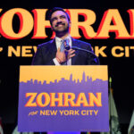 Photos of Zohran Mamdani and his supporters as they celebrate his election as NYC’s mayor