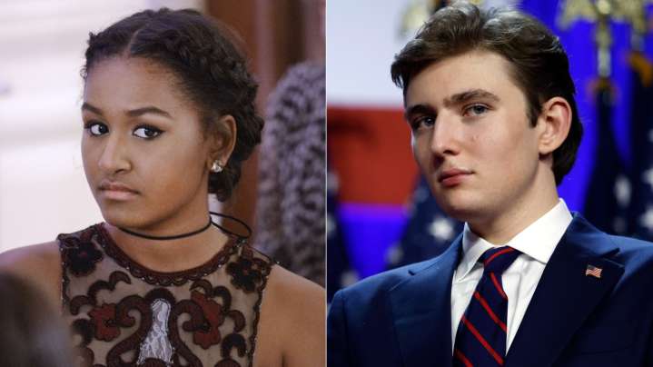 Sasha Obama Can't Escape The Wild Barron Trump Romance Rumors