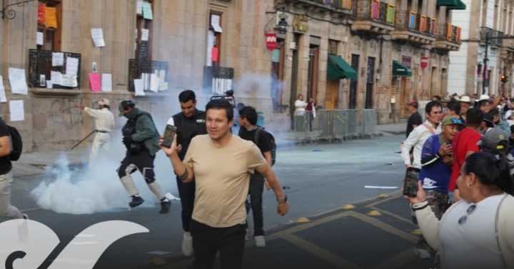 Manifestantes toman Palacio de Gobierno de Michoacán tras asesinato de Carlos Manzo