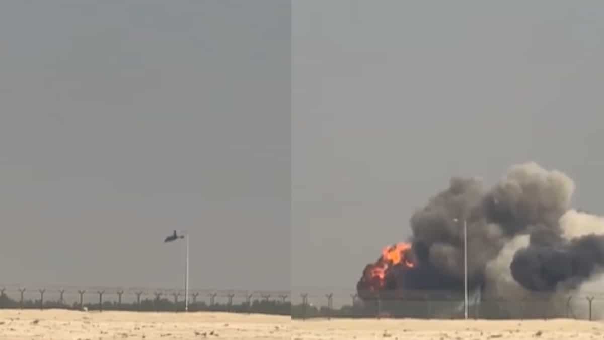 IAF’s Tejas fighter jet crashes mid-display at Dubai Airshow; pilot killed