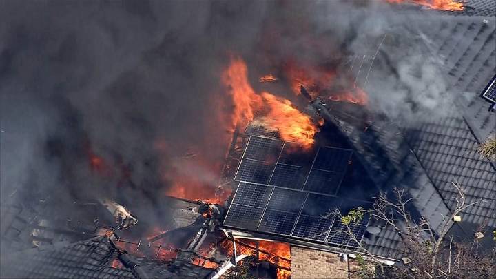 Kardinya: Kirk Road property goes up in flames as firefighters investigate whether solar panel fault was cause
