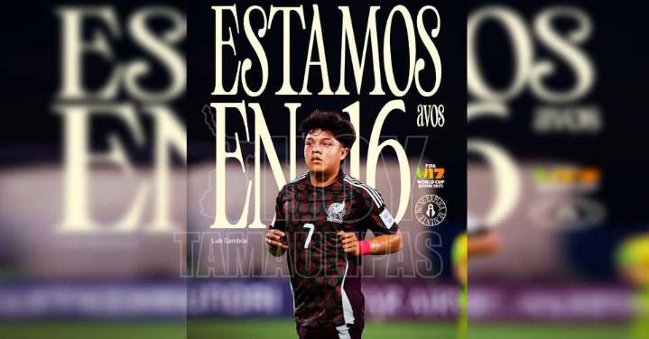 Luis Mario Gamboa y El Tri Sub-17 avanzan a dieciseisavos del Mundial de Catar 2025